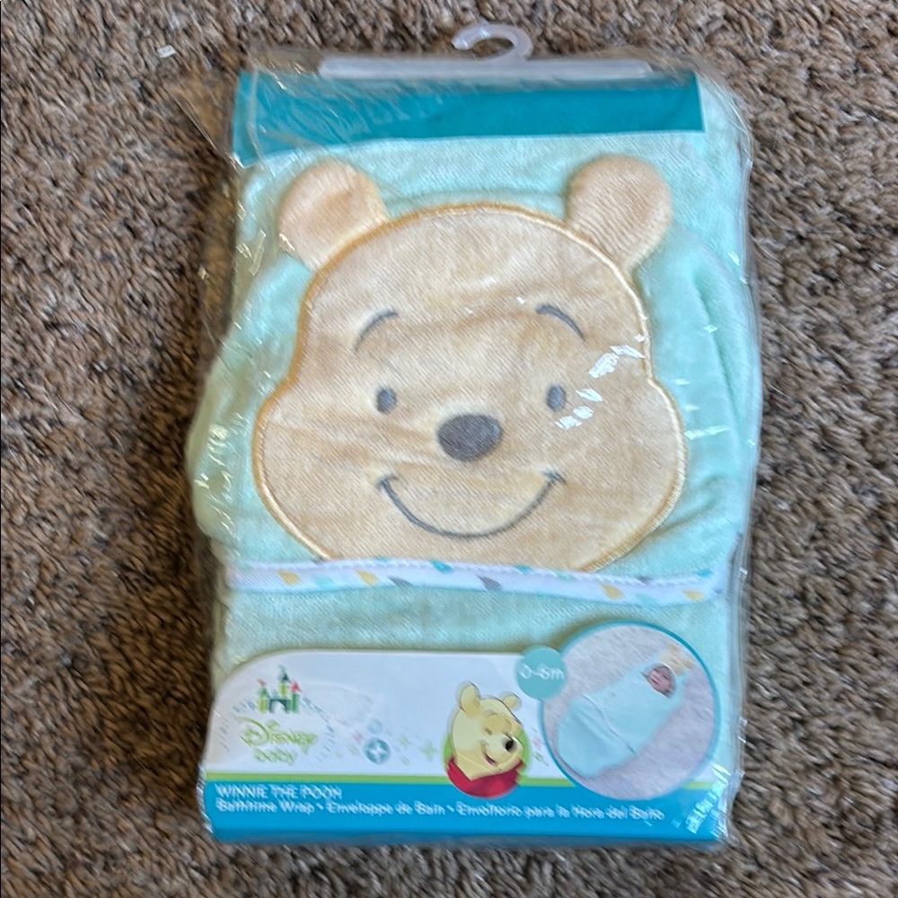 Disney Light Blue Bear Bib
